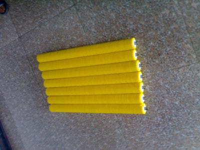 Fruit Vegetable Cleaning Roller Brush Nylon Yellow Black