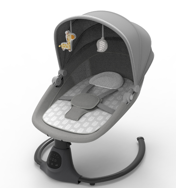 Metal Newborn Swings And Bouncers Safety Electric Infant Rocker