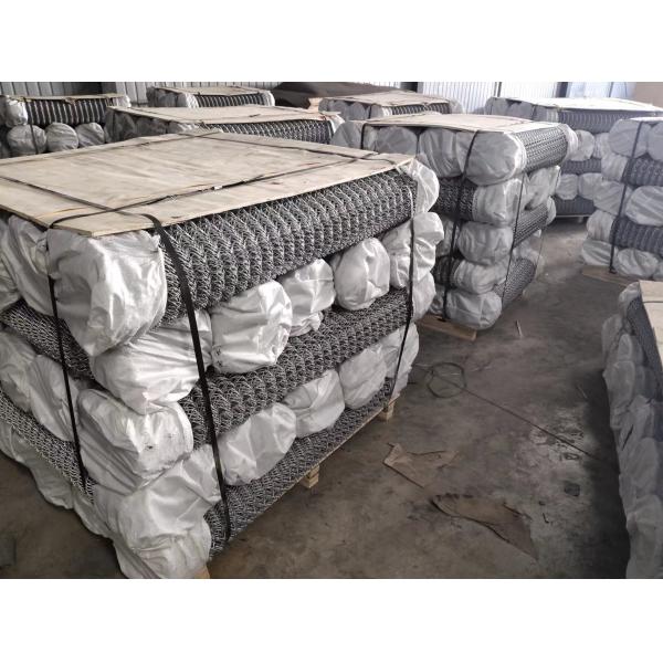 Galvanized Pvc 2x2m Commercial Chain Link Fence