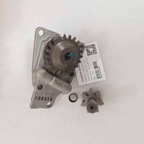 Assy 6207-51-1100 385-10100011 69902-0-0203 da bomba de óleo para KOMATSU PC100-5 PC120-5