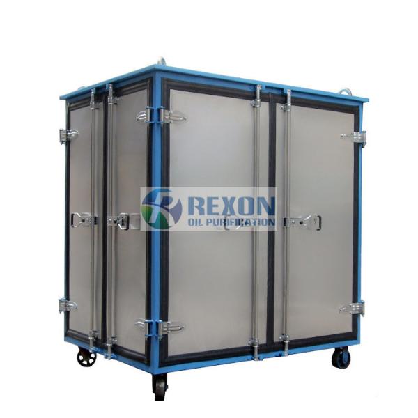 6000LPH Transformer Oil Treatment Machine Enclosd Type , Vacuum Dielectric Oil Process