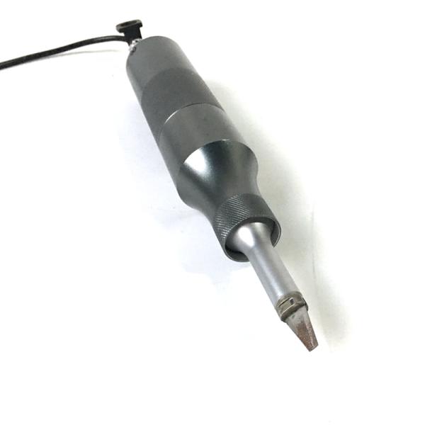 Knife Head Ultrasonic Welding Machine , CNC Plastic Letters Cutting Machine 40khz 300W