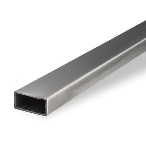 6mm - 76mm Rectangular Steel Pipe Flat End For Construction Customer Length