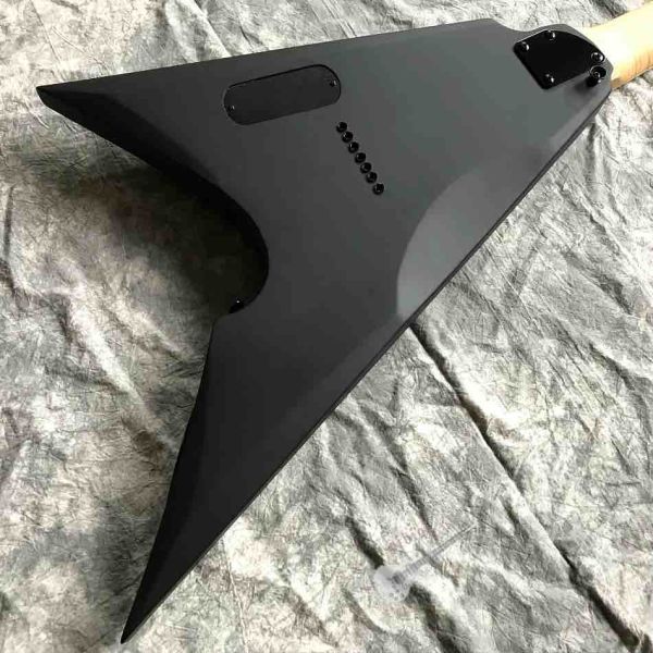 Custom 7 String Flame Cover Flame Neck Maple Binding Fingerboard Edge Side Light Point Electric Guitar