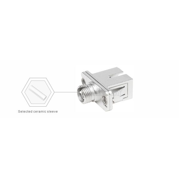 Fiber Optic Coupler FC-SC Simplex Metal Hybrid Adapter Female/Female for Data Center Telecom FTTX
