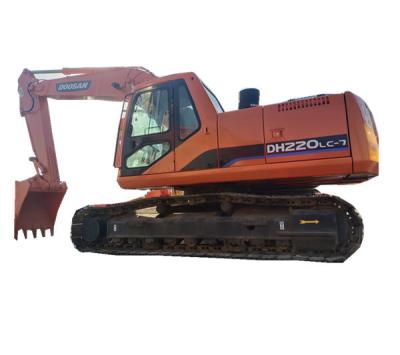 DH220LC-7 usou a máquina escavadora hidráulica de 22 toneladas da máquina escavadora DH220 DH300 de Doosan