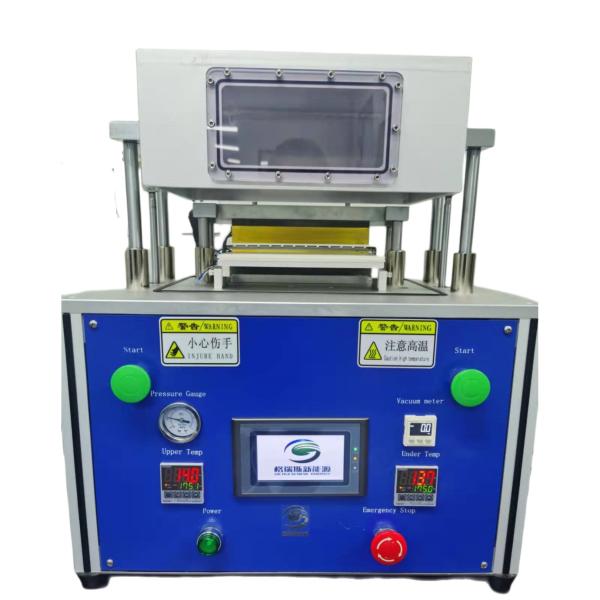 Pouch Cell Assembly Equipment Battery Vaccum Heat secondary Sealing Machine