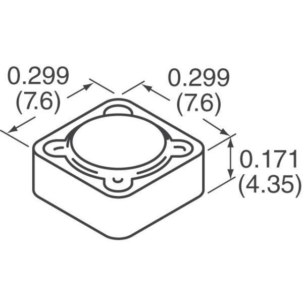 DR74-100-R High Power Density High Efficiency Shielded Inductors Shielded Power Inductors
