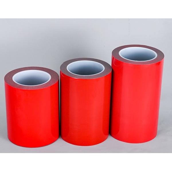 Heat-Resistant Red Film Gray Acrylic Double-Sided Adhesive Waterproofing