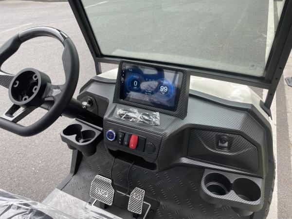 Carrinho de golfe elétrico de 4 lugares de estilo novo com instrumento profissional