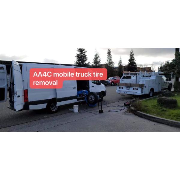 AA4C Mobile truck tire changer truck tyre changing machine AA-MTTC26S