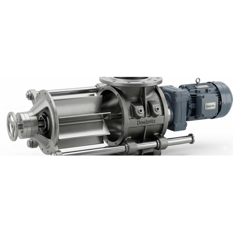 Stainless Steel Rotary Valve for Easy Cleaning and Stable Conveying in Powder Processing