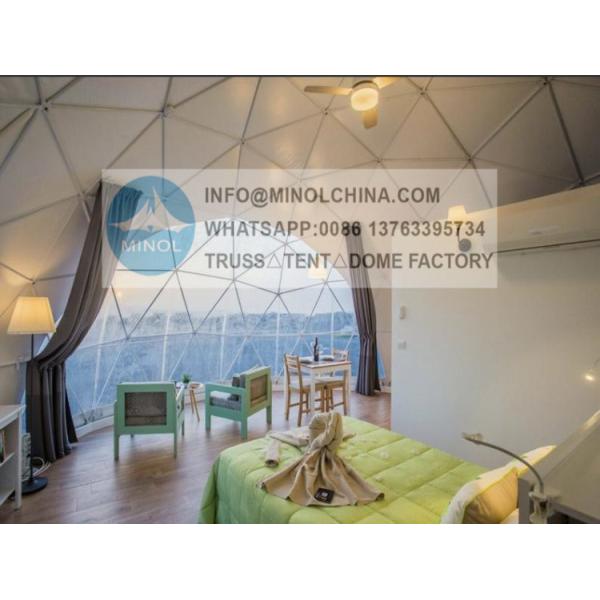 Dia.20ft Waterproof 2 Person Geo Tent Dome For Resort Hotel