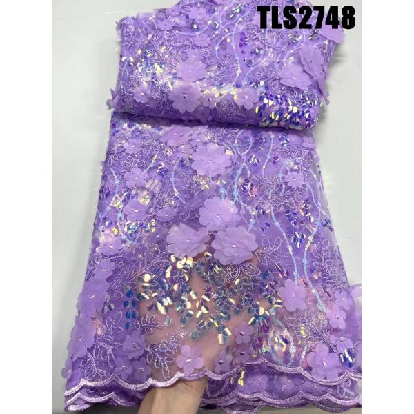 2023 Supoo Finest Quality  3d Floral French Lace Fabric Net Fabric for Women Bridal Lace Fabric and Wedding Material