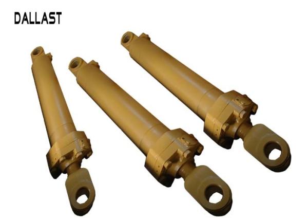HSG Series Double Acting Hydraulic Ram with Piston Chrome Rod , Double Acting Ram Cylinder