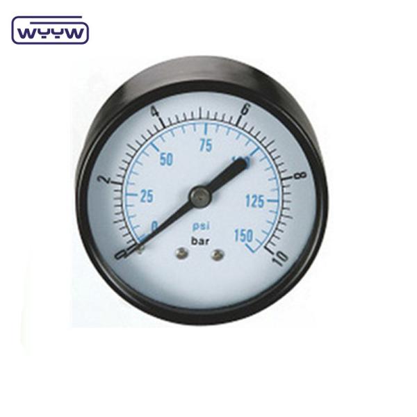 Boa qualidade preço competitivo gás natural 50mm caixa de aço preto barra psi balança dupla 1/8 bsp manômetro de pressão axial