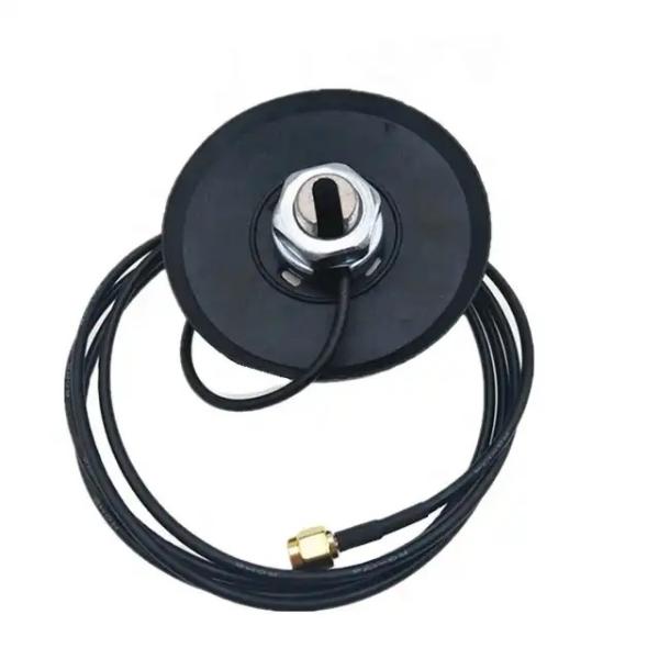 Vehicle Car 4G LTE Antenna Omni Directional Puck With Rubber Pad RG174 Sma M