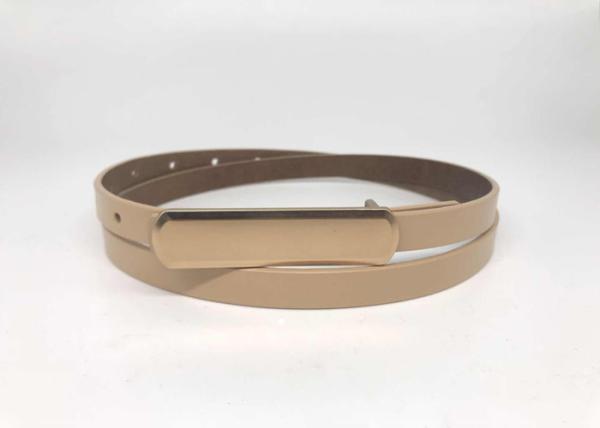 Skinny 15mm Women's Fashion Leather Belts For Dress