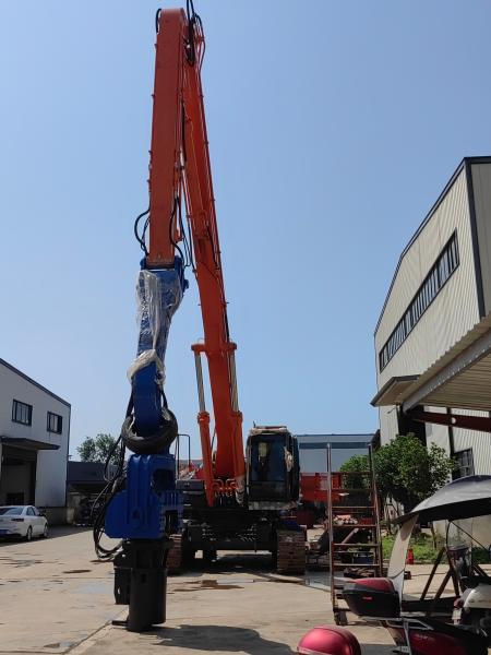 12 M longueur maximale de pile pilote de pile solaire avec 1900 kg de poids de marteau