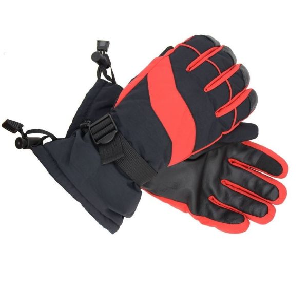 Customized Size Leather Ski Gloves Waterproof Touch Screen Warm Insulated Breathable Cold Weather Gloves for Men Women