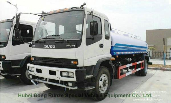 ISUZU water truck 190-240HP FVR 10,000Litres-14000Litres with  spraying monitor