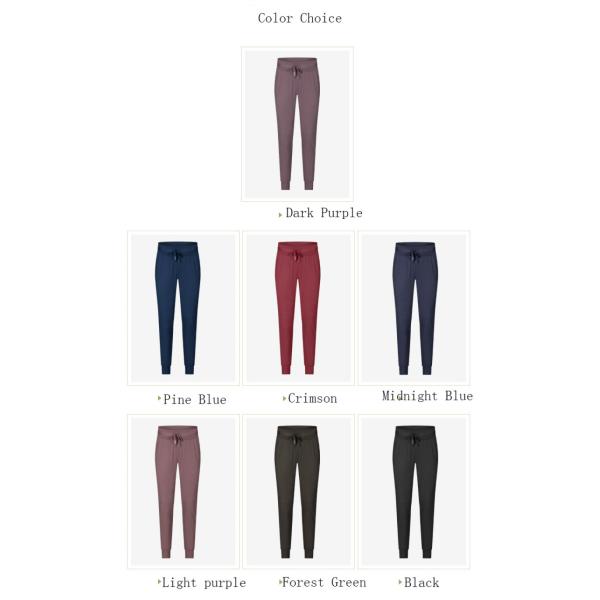 Jogger Workout Side Pocket Yoga Pants Nylon Moisture Wicking For Women