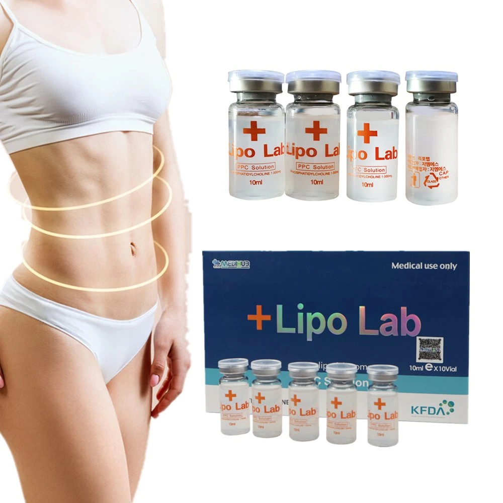 Впрыски решения Ppc лаборатории Lipo шеи 10ML липолитические для того чтобы растворить сыворотку живота жирную