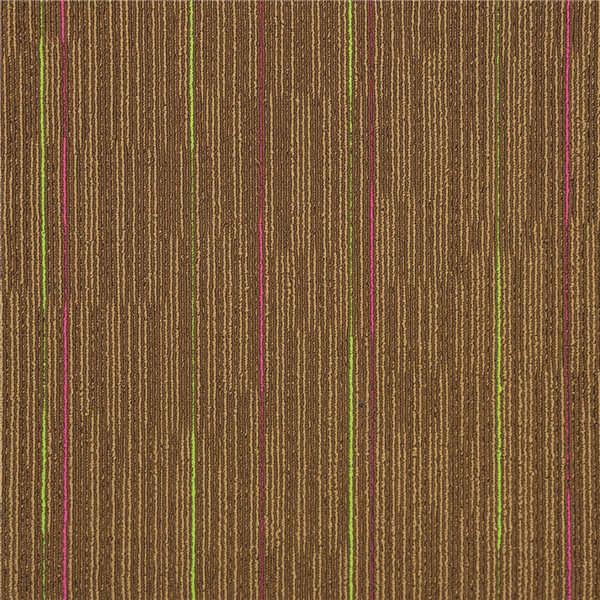 Durable Commercial Carpet Tiles Tufted Multi - Level Loop Pile Construction