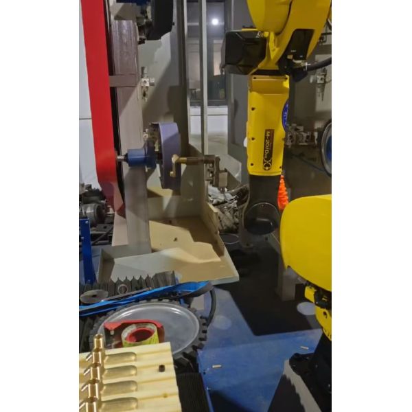 High Precision Robotic Grinding Machine for Sanitary Copper Alloy Components