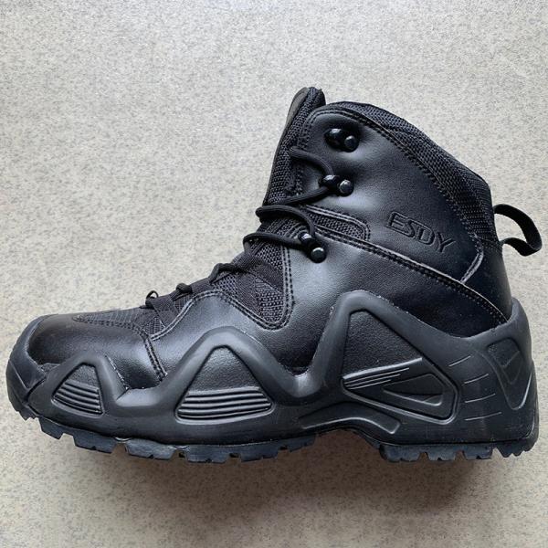 Men's Military Hiking Boots Mid Top Breathable Slip Resistant EU 38-46