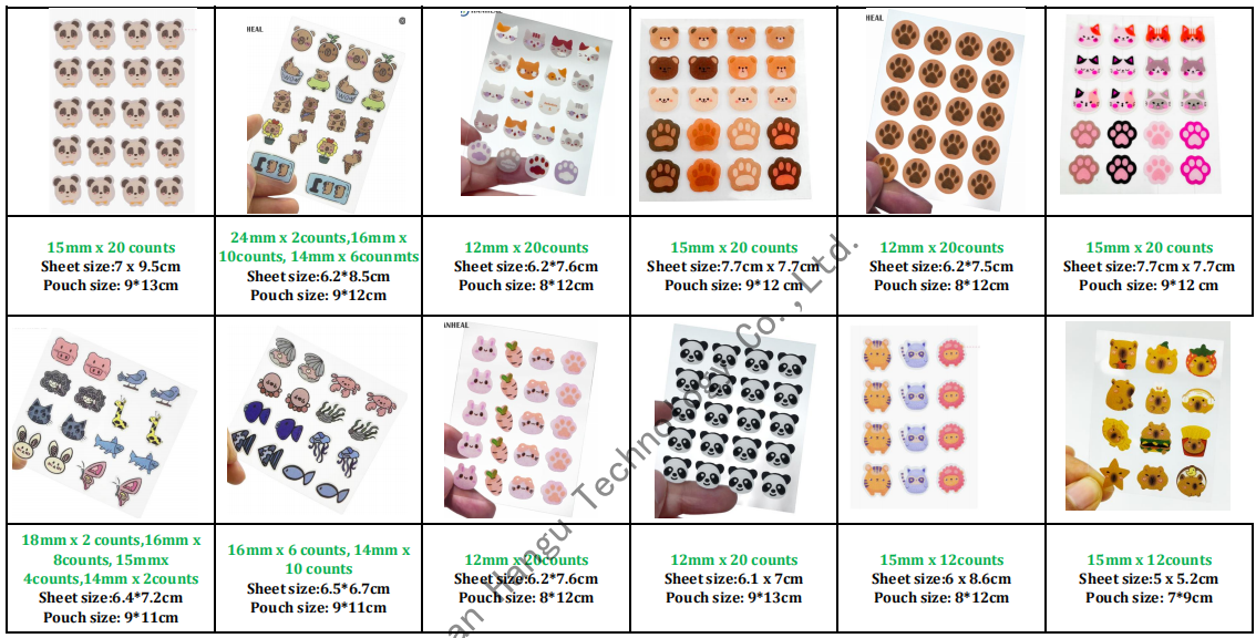 Cute Fun Shaped Acne Patches Matte Invisible Pimple Cover Patch For Face Skin Care