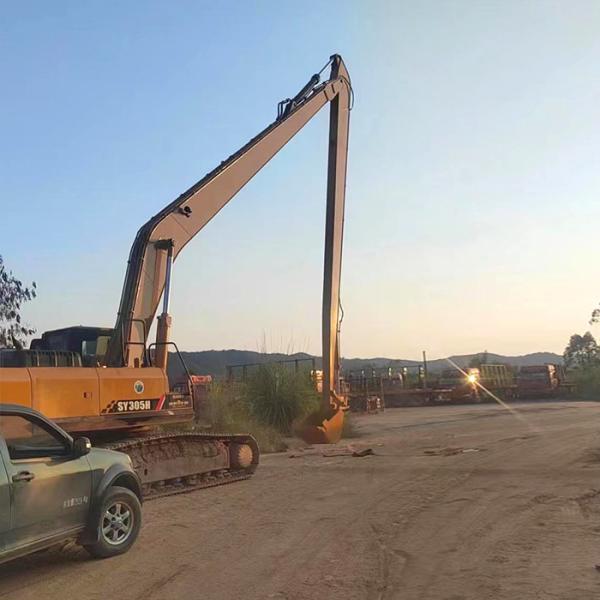 ​CAT320D Excavator Long Arm , Arm Assembly Excavator Long Reach Boom