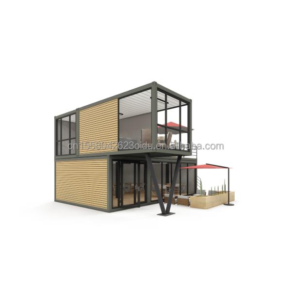Galvanized Steel Square Tubes Structure Shipping Container Bar with Window Aluminum Alloy Windows