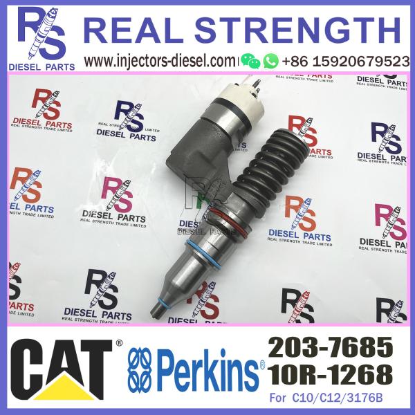 Diesel Engine Fuel Injector Excavator Accessories Diesel Motor Parts 2037685 203-7685 for Caterpillar CAT 16H C-10 C-12