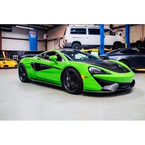 Pour McLaren 540c 570s 570gt Kit de carrosserie en fibre de carbone 540c 570s 570gt Modifié NOVI Style Spoiler Diffuseur de lèvres avant