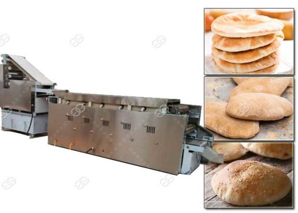 Automatic Snacks Making Machine Electric Heating  , Henan GELGOOG Arabic Pita Bread Machine