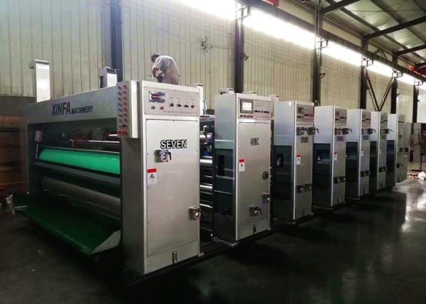Economic Type Flexo Printer Slotter Speed 120 Pcs Lead Edge Feeder Machine