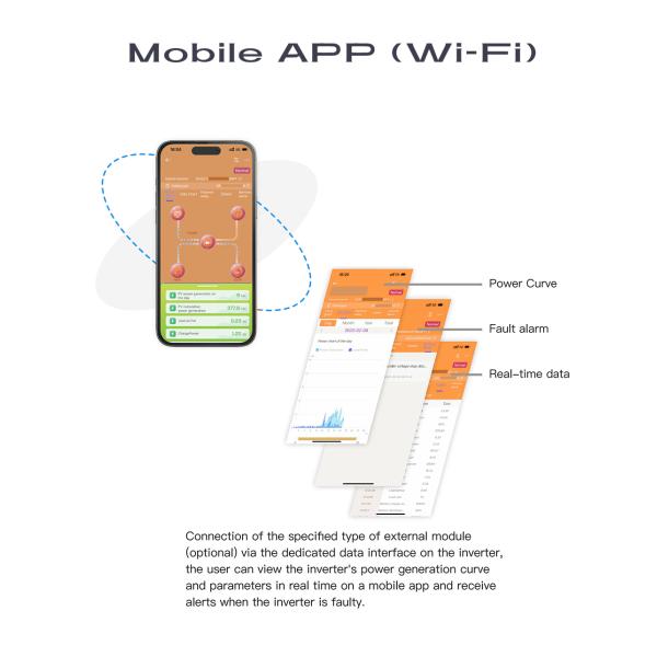 5 кВт Трёхфазный гибридный солнечный инвертор 5000 Вт Система хранения энергии 220В 230В