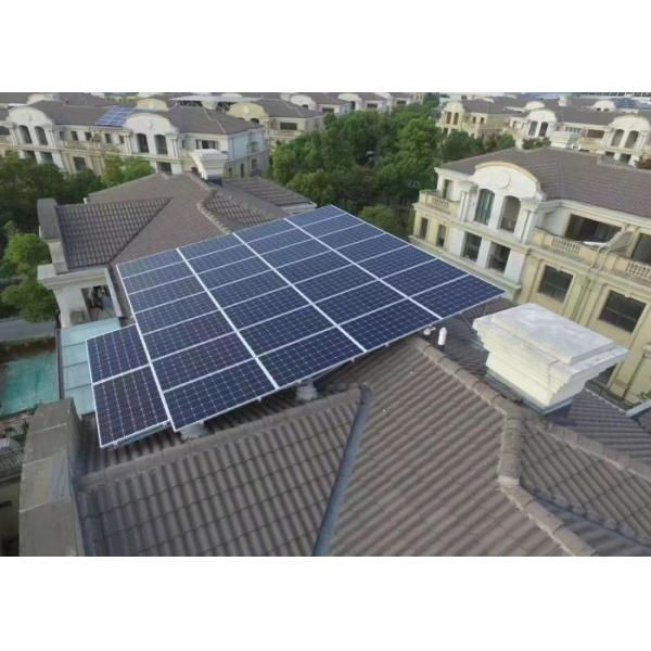 Silver Photovoltaic Solar Panel Mounting Hardware Tile Roof 50m/S