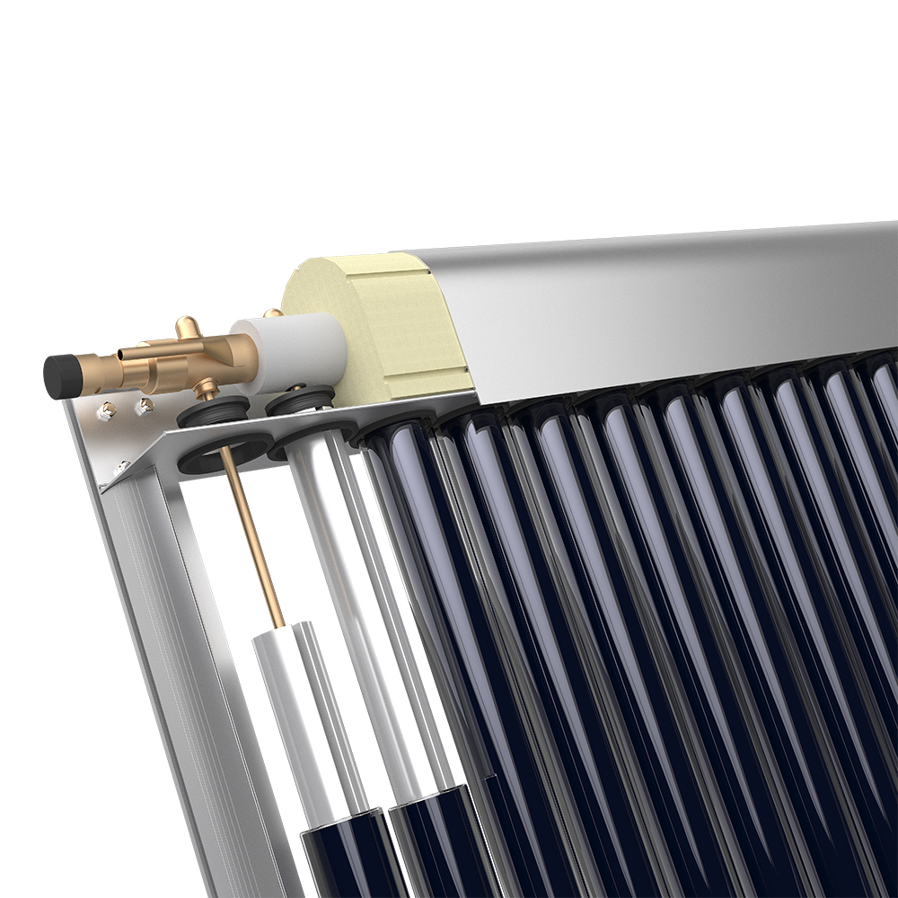 Custom Heat Pipe Solar Thermal Collectors For Commercial Hot Water Projects
