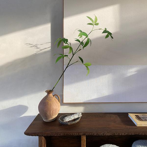 150cm Artificial Nandina Plant Single Green Tabletop Ornaments Potted Branches