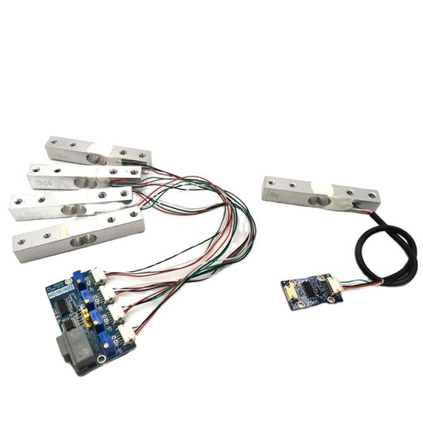 Amplificateur de cellule de charge SENSORCON avec sortie analogique HX711 - CAPTEUR DE CHARGE 10kg 20kg pour balance intelligente et distributeurs automatiques