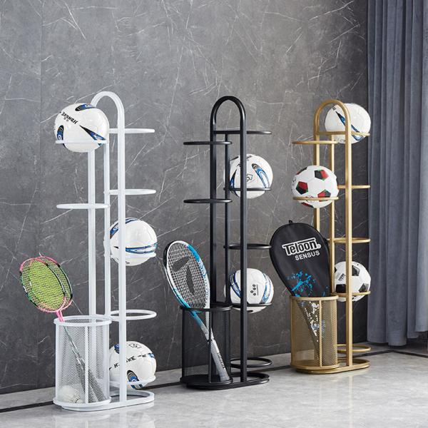 Children Basket Ball Rack for Regular Size Basketballs and Exercise Ball Storage Stand