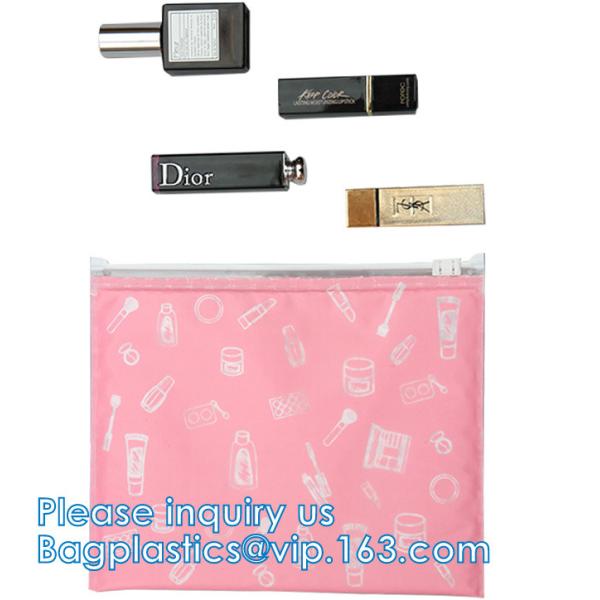 Anti-Shock Slider Air Zip lockk Bubble Bag, Colored Bubble Packaging, Makeup Cosmetic Zipper Packaging pouch