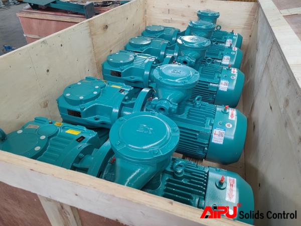 Helical Bevel Geared Fluids Drilling Mud Agitator With Double Impeller Large Capacity
