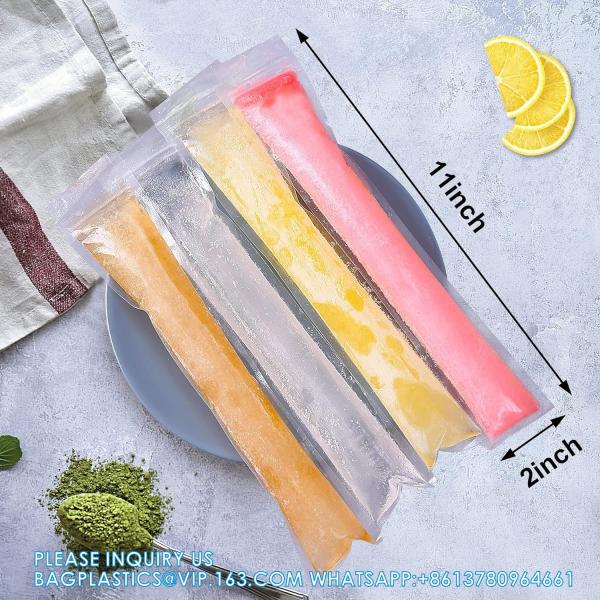 Disposable Ice Mold Bags Mold Bags Homemade Ice Lolly Bags Funnels Freeze Snacks Freezer Tubes For Healthy Snacks