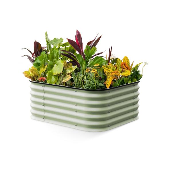 3.5*3.5*1.5Ft Galvanised Steel Vegetable Planters Large  Easy To Assemble