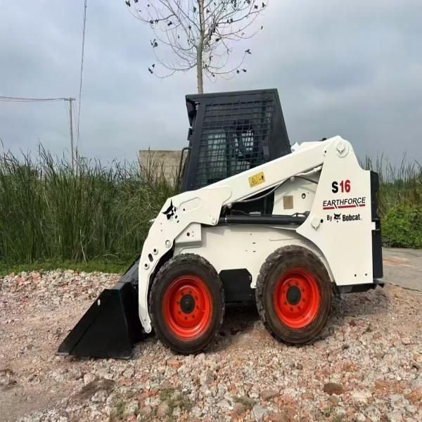 Mini Bob S16 Used Skid Steer Loader Landscaping Equipment  36.4kw