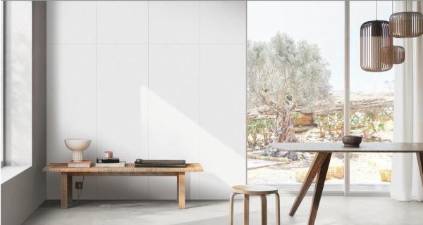 Light Gray 400x1200mm Porcelain Glazed Tiles for Indoor Walls