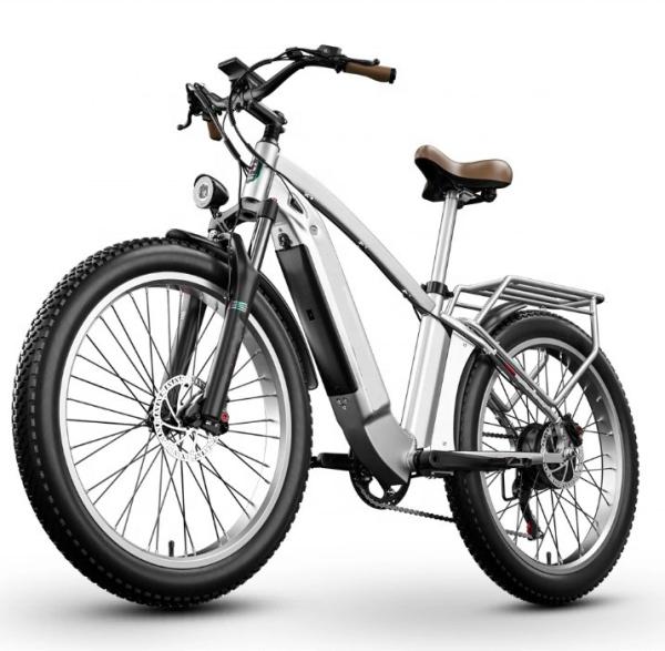 15Ah Hidden Battery Fat Tire Mountain E Bike 48V 500W Motor 26 Inch Electric Bike